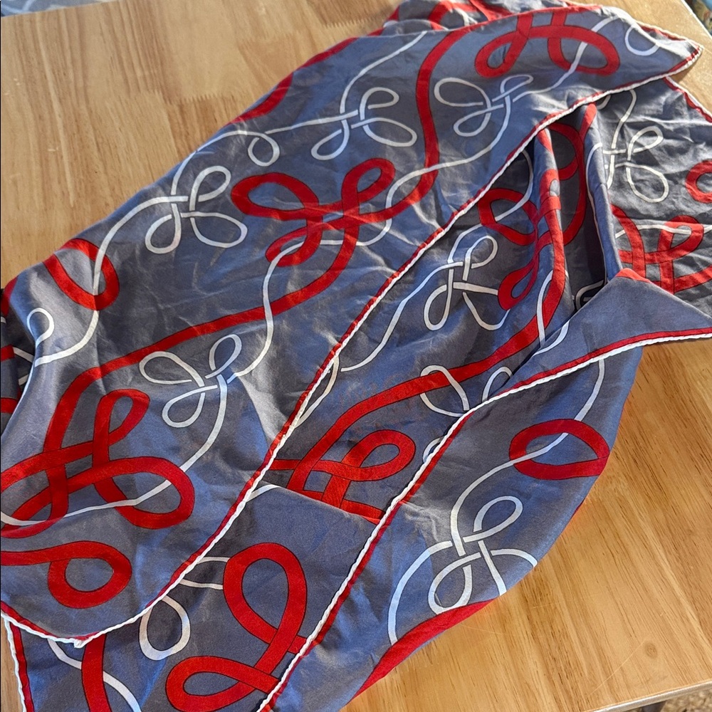 💐Stylish Red and Gray Scarf
